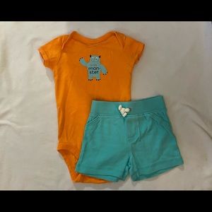 Little monster 2 piece outfit